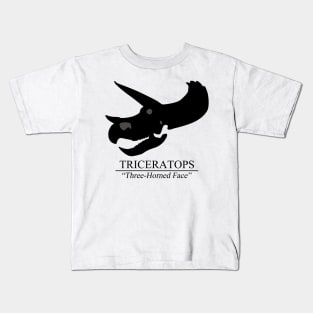 Triceratops Skull Kids T-Shirt